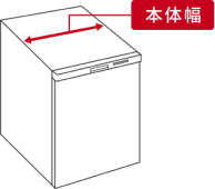 本体幅の確認