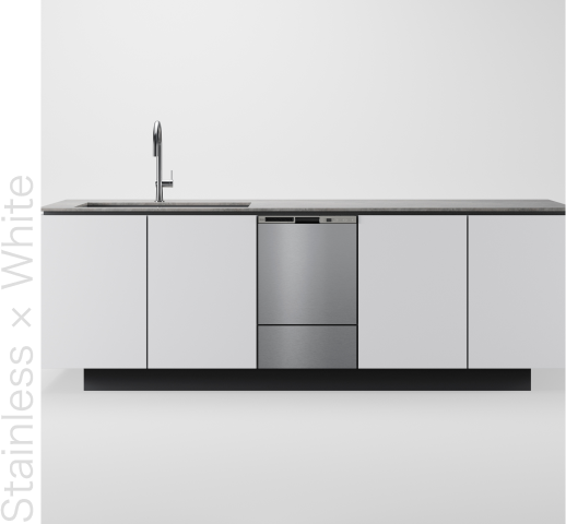 stainless white